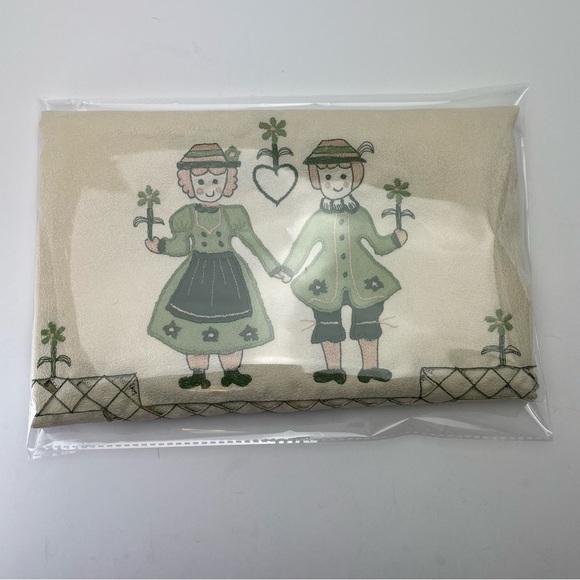 Dutch Folk Art Square 85 x 85 cm Table Cloth Doily - Picture 10 of 16